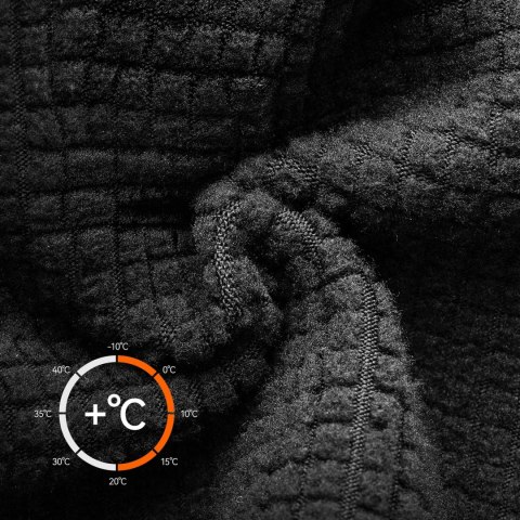 Czapka rowerowa Rozkbros M016 zimowa wiatroodporna z odblaskowym wykończeniem rozmiar 54-61 cm - czarny