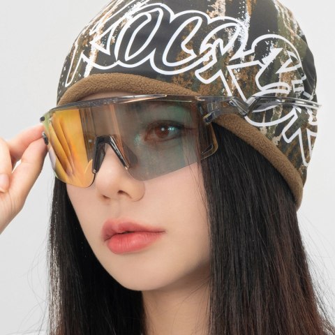 Czapka termiczna Rockbros YDM001 dwustronna rozmiar uniwersalny - brązowy