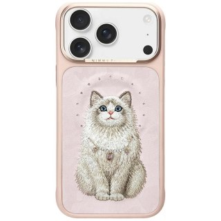 Etui Nimmy Lucky Fashion Cat MagSafe na iPhone 17 Pro Max - różowe