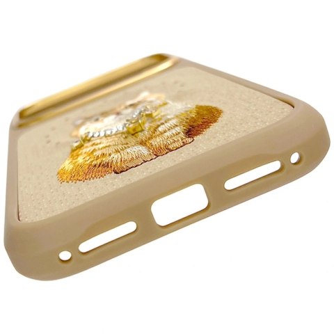 Etui Nimmy Lucky Fashion Cat MagSafe na iPhone 17 Pro - brązowe