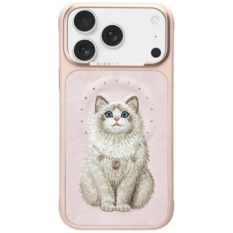 Etui Nimmy Lucky Fashion Cat MagSafe na iPhone 17 Pro - różowe