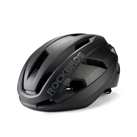 Kask rowerowy Rockbros LK-15 z włókna węglowego 58-62 cm - czarny