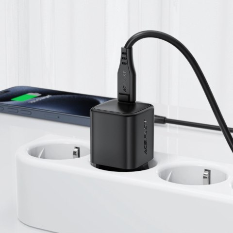 Ładowarka sieciowa Acefast A117 GaN PD 20W USB-C - czarna