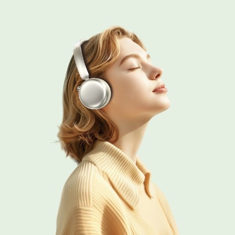 Słuchawki bezprzewodowe Acefast H8 nauszne z ANC - złote