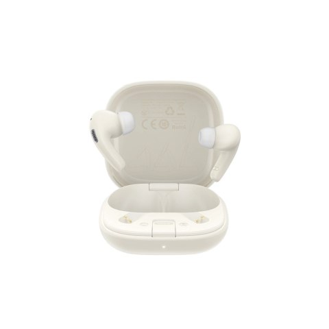 Słuchawki bezprzewodowe Acefast W4 dokanałowe TWS z funkcją podstawki na telefon - białe