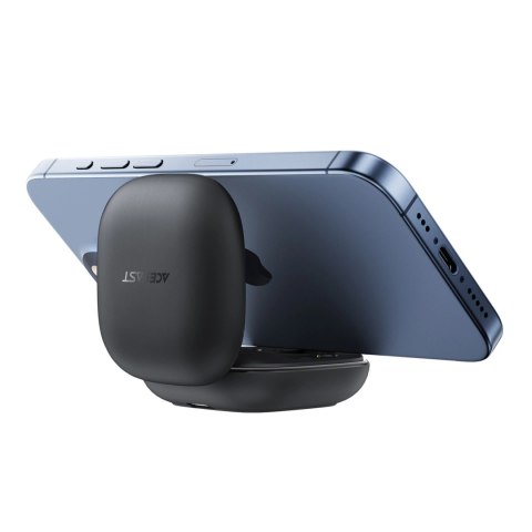 Słuchawki bezprzewodowe Acefast W4 dokanałowe TWS z funkcją podstawki na telefon - czarne