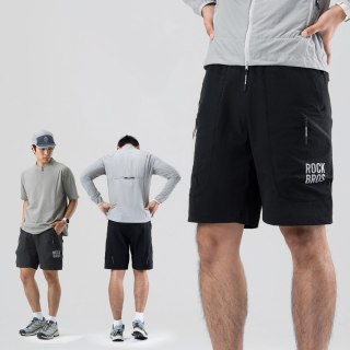 Szorty Rockbros YDDK015 z paskiem rozmiar 3XL - czarny