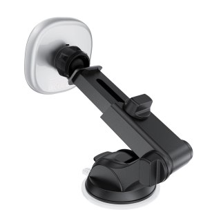 Uchwyt magnetyczny Acefast D42 z ładowarką bezprzewodową na deskę rozdzielczą kompatybilny z MagSafe - czarny