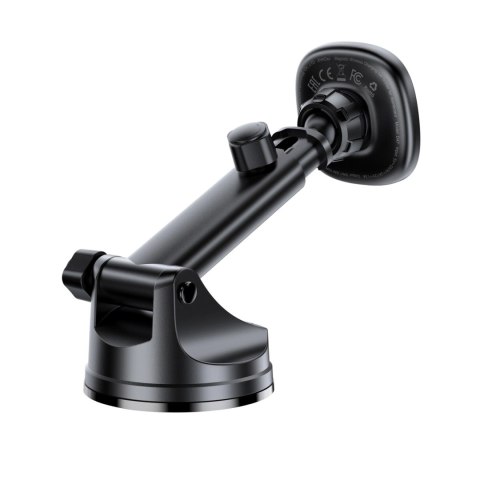 Uchwyt magnetyczny Acefast D47 z ładowarką bezprzewodową na deskę rozdzielczą - czarny