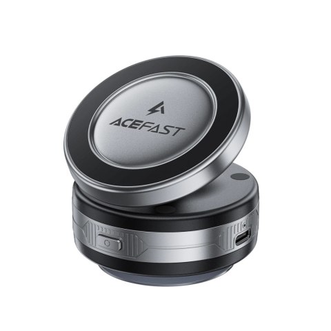 Uchwyt magnetyczny Acefast E29 z ładowarką bezprzewodową z przyssawką na deskę rozdzielczą/szybę - czarny