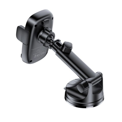 Uchwyt samochodowy Acefast D49 z ładowarką bezprzewodową na deskę rozdzielczą - czarny