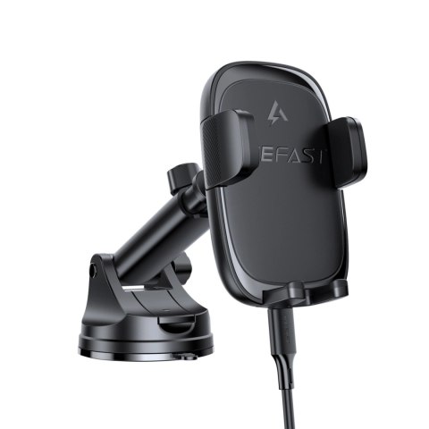 Uchwyt samochodowy Acefast D49 z ładowarką bezprzewodową na deskę rozdzielczą - czarny