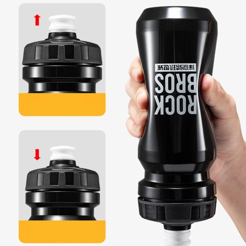 Bidon rowerowy Rockbros 600 ml - czarny