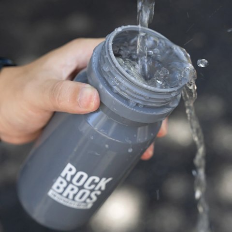 Bidon rowerowy Rockbros 600 ml - szary