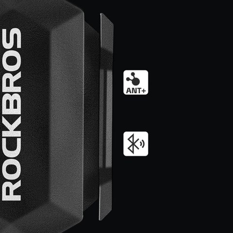 Czujnik prędkości lub kadencji 2w1 Rockbros C3 ANT+ / Bluetooth - czarny
