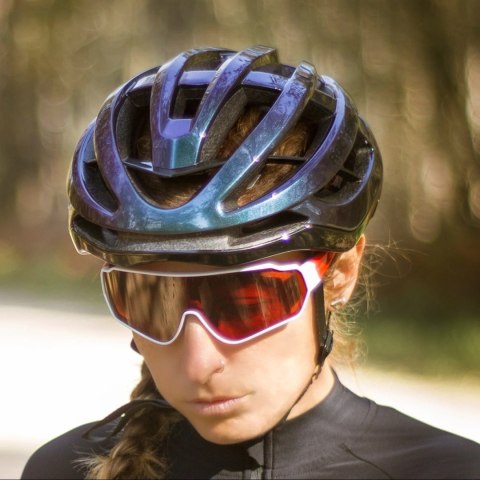 Kask rowerowy Rockbros HC-58C-L 58-61 cm - niebieski kameleon
