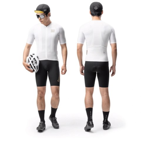 Koszulka rowerowa Rockbros YDDX011 Diamond z krótkim rękawem rozmiar 2XL - biały