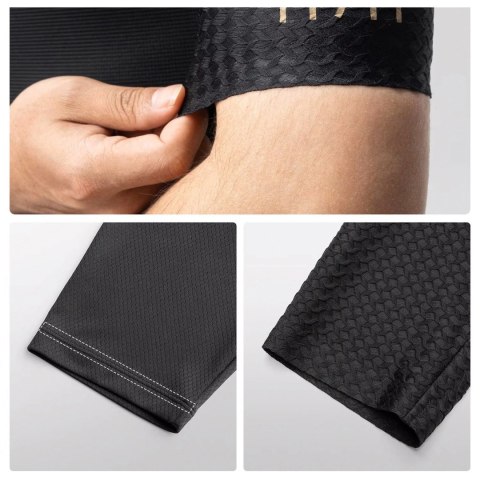 Koszulka rowerowa Rockbros YDDX011 Diamond z krótkim rękawem rozmiar 3XL - czarny