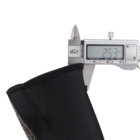 Noski na buty Rockbros LF1030 wiatroodporne docieplające 39-45 cm - czarne