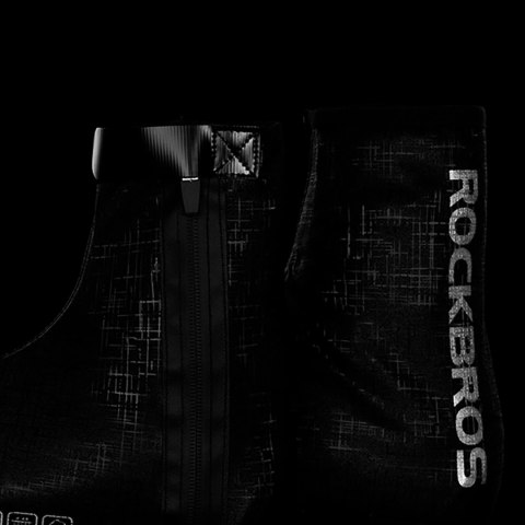 Ochraniacze na buty Rockbros LF1081 wiatroodporne wodoodporne 42-46 cm - czarne