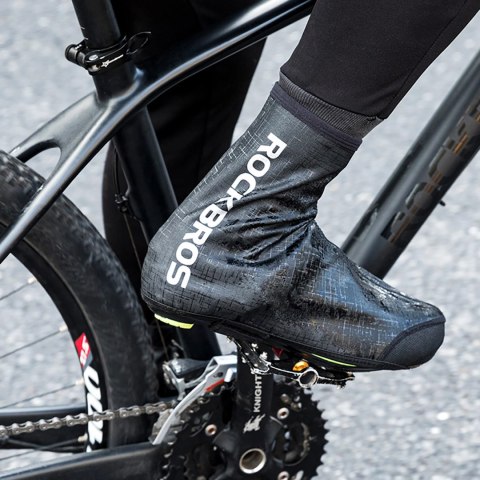 Ochraniacze na buty Rockbros LF1081 wiatroodporne wodoodporne 42-46 cm - czarne