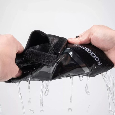 Osłona przeciwpotna Rockbros D78 z kieszenią i okienkiem na telefon - czarna