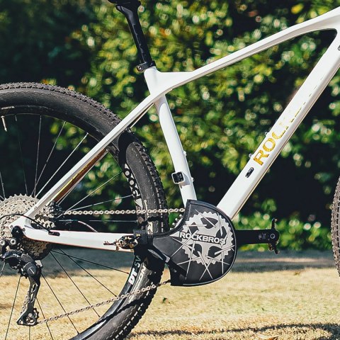 Osłona transportowa na mechanizm korbowy Rockbros D76 - czarno-szara