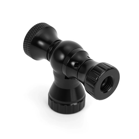 Pompka CO₂ Rockbros głowica zawór ze stopu aluminium bez naboju kompatybilna z Presta/Schrader - czarna