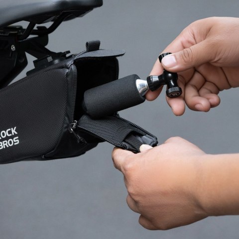 Pompka CO₂ Rockbros głowica zawór ze stopu aluminium bez naboju kompatybilna z Presta/Schrader - czarna