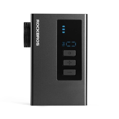 Pompka akumulatorowa Rockbros AS240 PRO 120 psi kompresor 420mAh - czarna