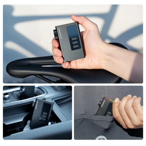 Pompka akumulatorowa Rockbros AS240 PRO 120 psi kompresor 420mAh - czarna