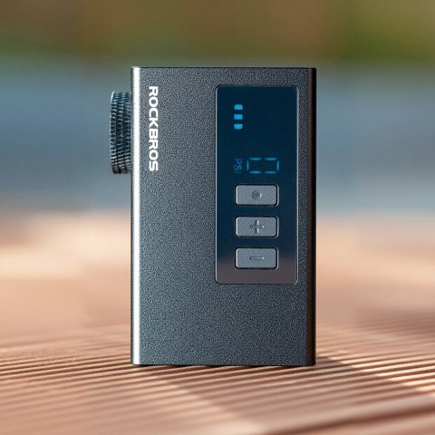 Pompka akumulatorowa Rockbros AS240 PRO 120 psi kompresor 420mAh - czarna