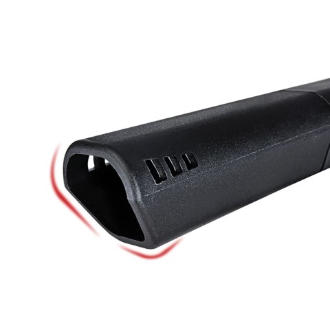 Pompka podłogowa Rockbros GP6532B z manometrem - czarno-pomarańczowa