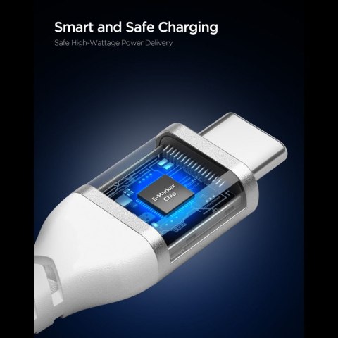 SPIGEN EB10010CCA ESSENTIAL TYPE-C CABLE 100W 100CM WHITE