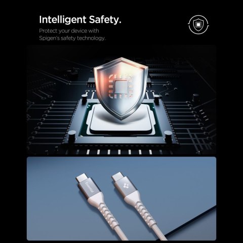 SPIGEN EB10010CCA ESSENTIAL TYPE-C CABLE 100W 100CM WHITE