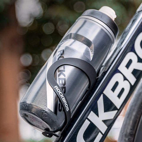 Bidon termiczny Rockbros rowerowy 620 ml bez BPA - gradient czarny