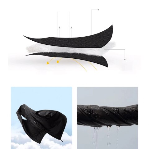 Kamizelka termiczna Rockbros MJ012 rozmiar XL - czarny