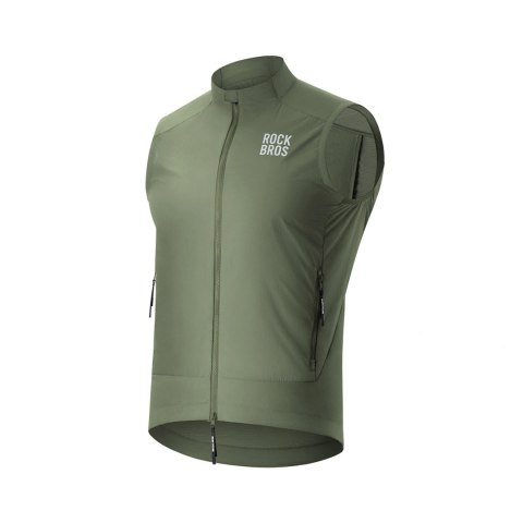 Kamizelka wiatroodporna Rockbros YDMJ003 wiosna/jesień rozmiar XL - zielony