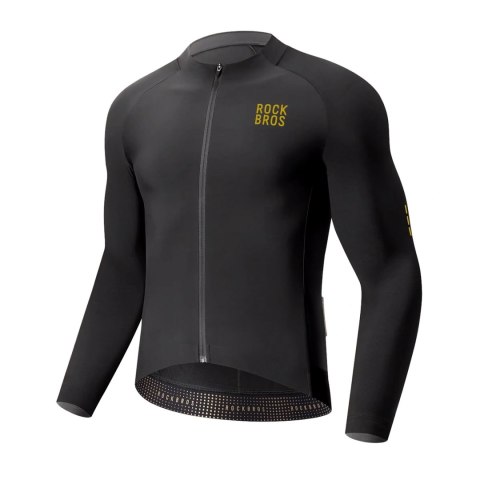 Kurtka rowerowa Rockbros YDWT020 Diamond jesień/zima rozmiar 2XL - czarny