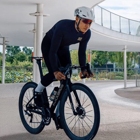 Kurtka rowerowa Rockbros YDWT020 Diamond jesień/zima rozmiar 2XL - czarny