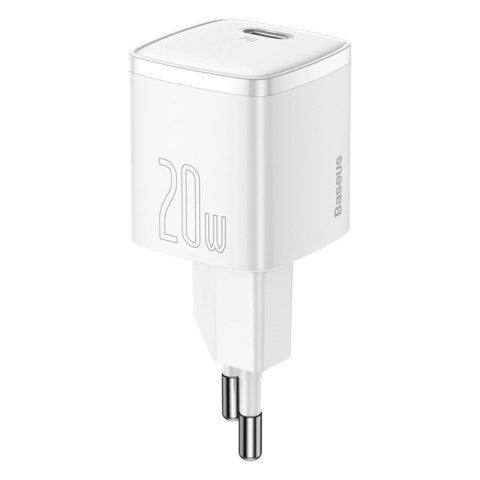 Ładowarka sieciowa Baseus Cube 20W PD USB-C - biała