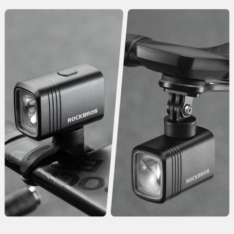 Lampka rowerowa Rockbros M6 1000 lm przednia akumulatorowa 2800 mAh - czarna