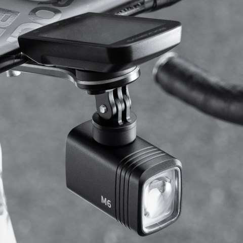 Lampka rowerowa Rockbros M6 1000 lm przednia akumulatorowa 2800 mAh - czarna
