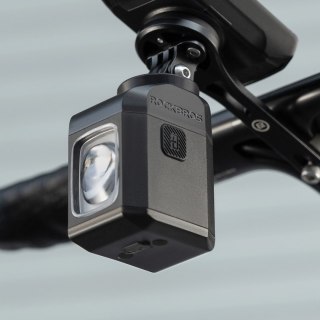 Lampka rowerowa Rockbros M8 1600lm przednia z pilotem 10m akumulatorowa 4000 mAh - czarna