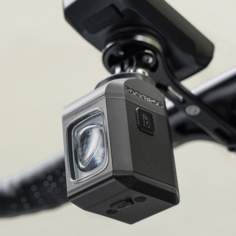 Lampka rowerowa Rockbros M8 1600lm przednia z pilotem 10m akumulatorowa 4000 mAh - czarna