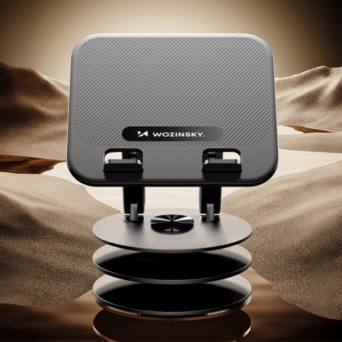 Podstawka Wozinsky WRS-K75 obrotowa pod laptopa tablet - czarna