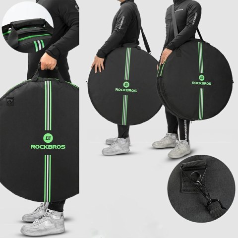 Pokrowiec transportowy Rockbros D40 na koło ø74cm - czarny