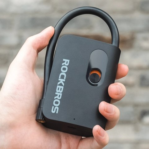 Pompka akumulatorowa Rockbros L1 Mini 70 psi kompresor długość węża 200 mm Schrader - czarna