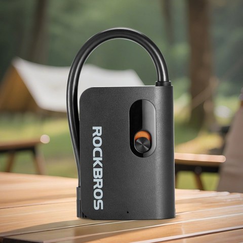 Pompka akumulatorowa Rockbros L1 Mini 70 psi kompresor długość węża 200 mm Schrader - czarna