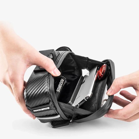 Torba rowerowa Rockbros B59 podsiodłowa 1,5L - czarna